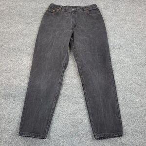 VINTAGE Levis Jeans‎ Womens 16 Black 550 Relaxed Fit Tapered Mom Pants Y2K USA